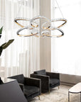 LAMPA WISZĄCA LED G001-CP ZŁOTA 6