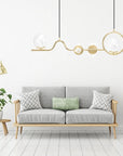 Lampa Wisząca APP1023-5CP Złota 6