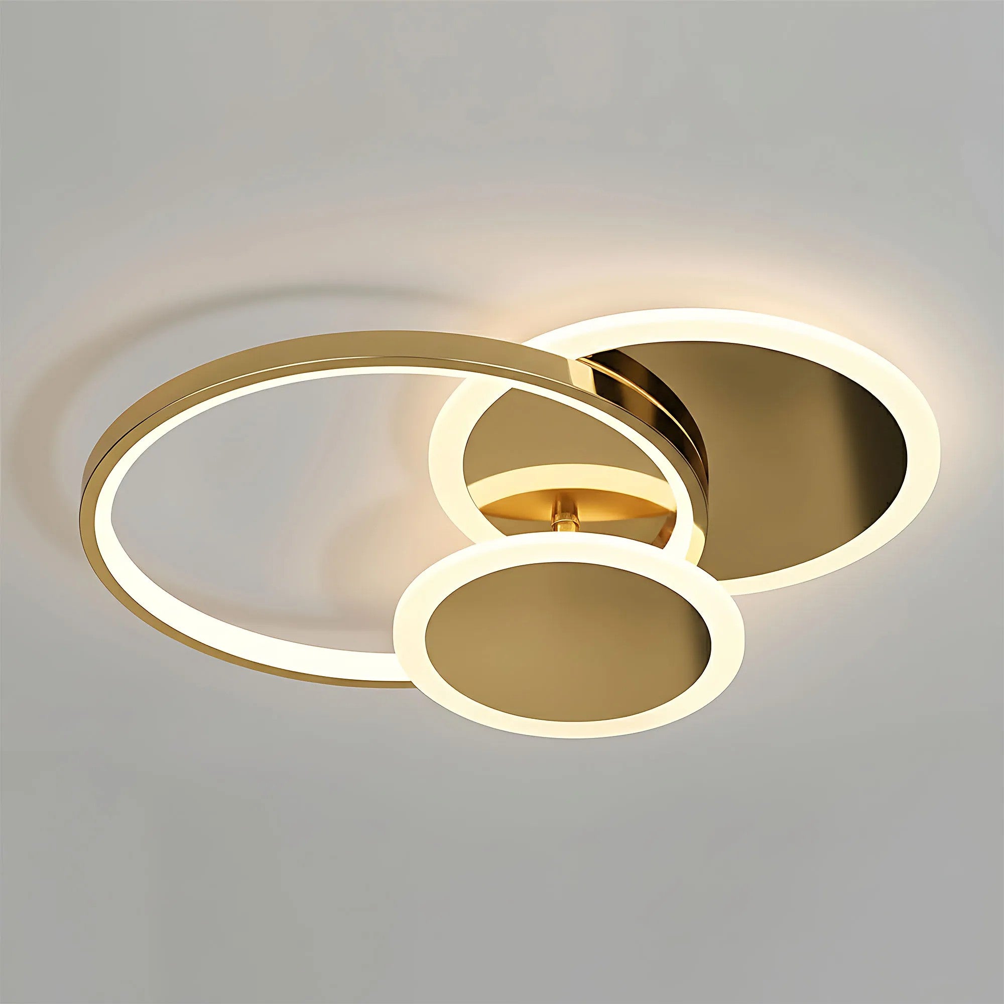 Lampa Sufitowa APP1710-C Plafon LED Złota + Pilot 6