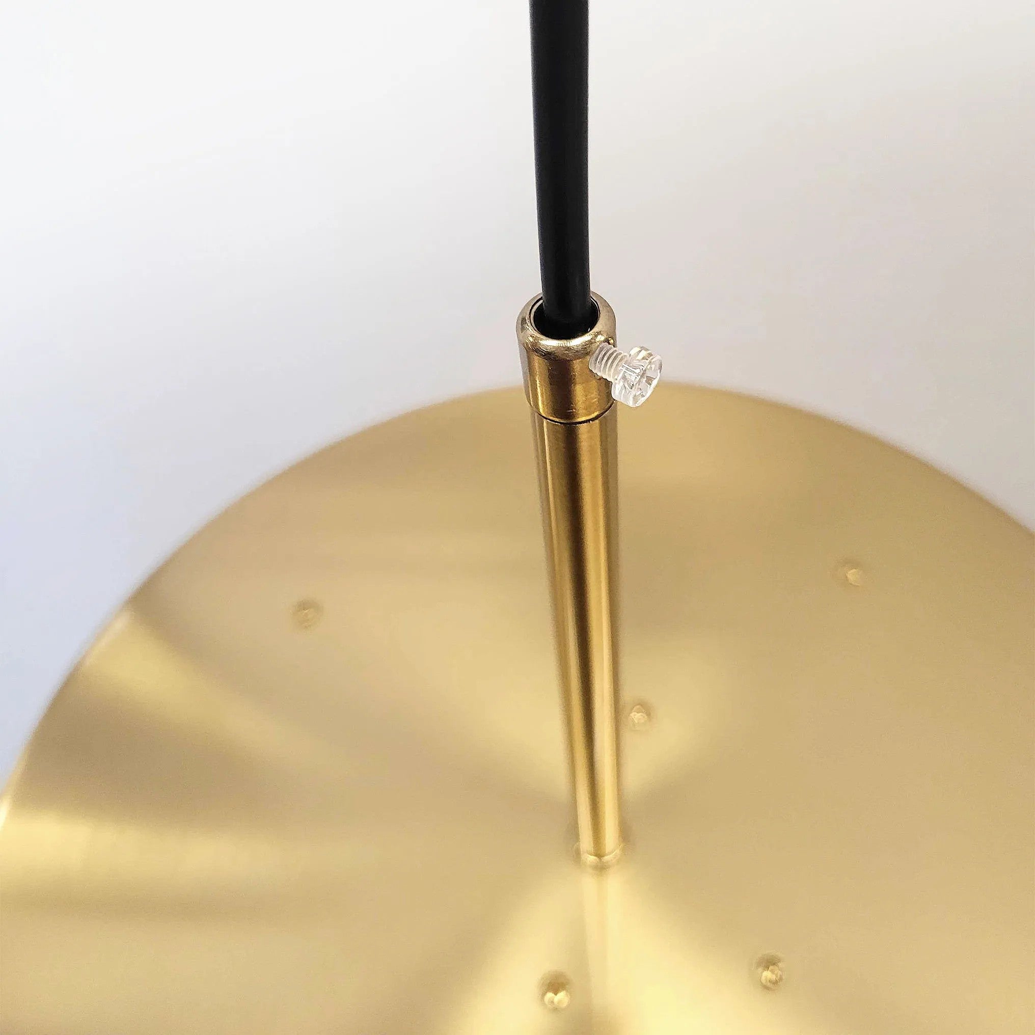 LAMPA SUFITOWA WISZĄCA LED APP1687-1CP 30CM ZŁOTA SZCZOTKOWANA 6