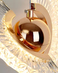 LAMPA SUFITOWA WISZĄCA LED LHJ108-2CP ZŁOTA 6