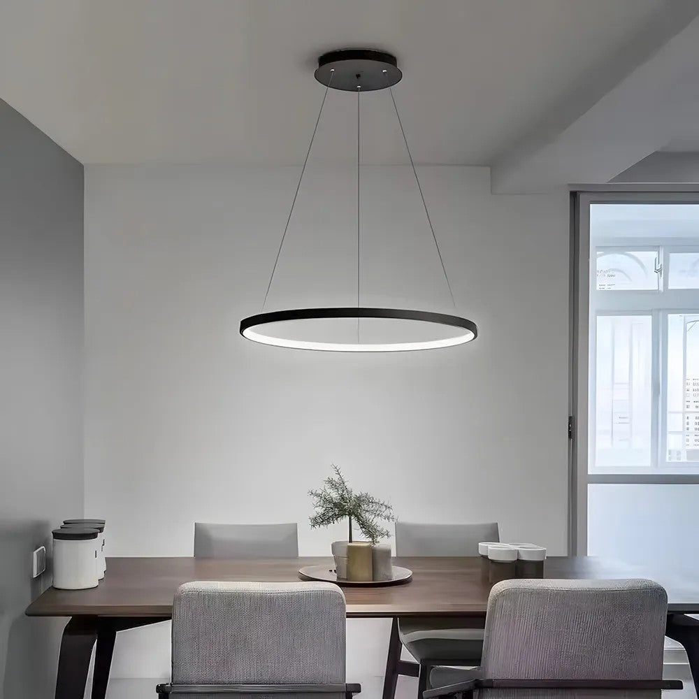 LAMPA SUFITOWA WISZĄCA LHJ011-CP 40cm Czarna 6