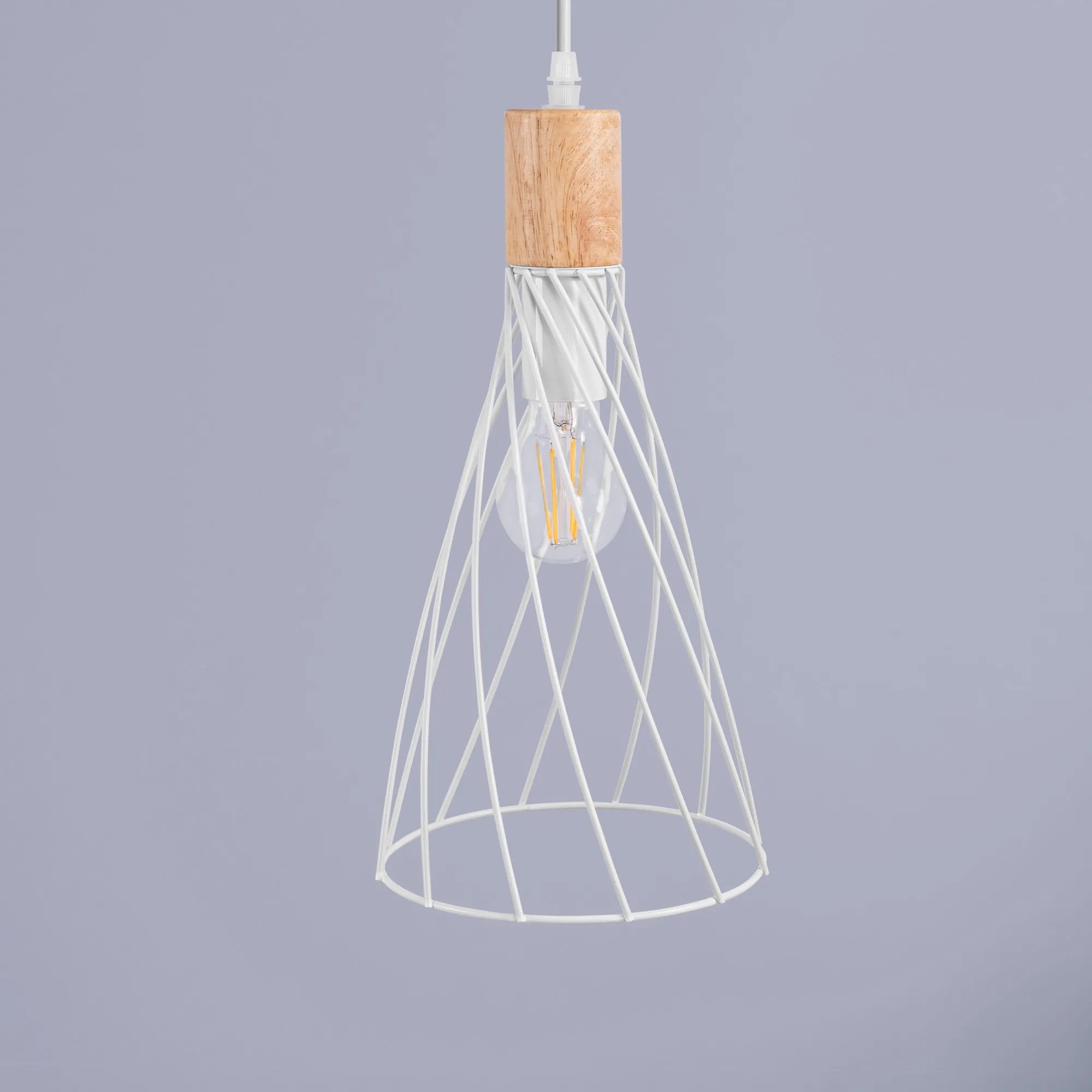 LAMPA SUFITOWA WISZĄCA APP1269-1CP Biała 6