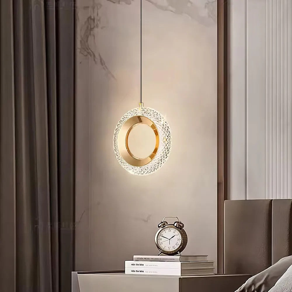LAMPA WISZĄCA KRYSZTAŁOWA LED G119-1CP Złota 6