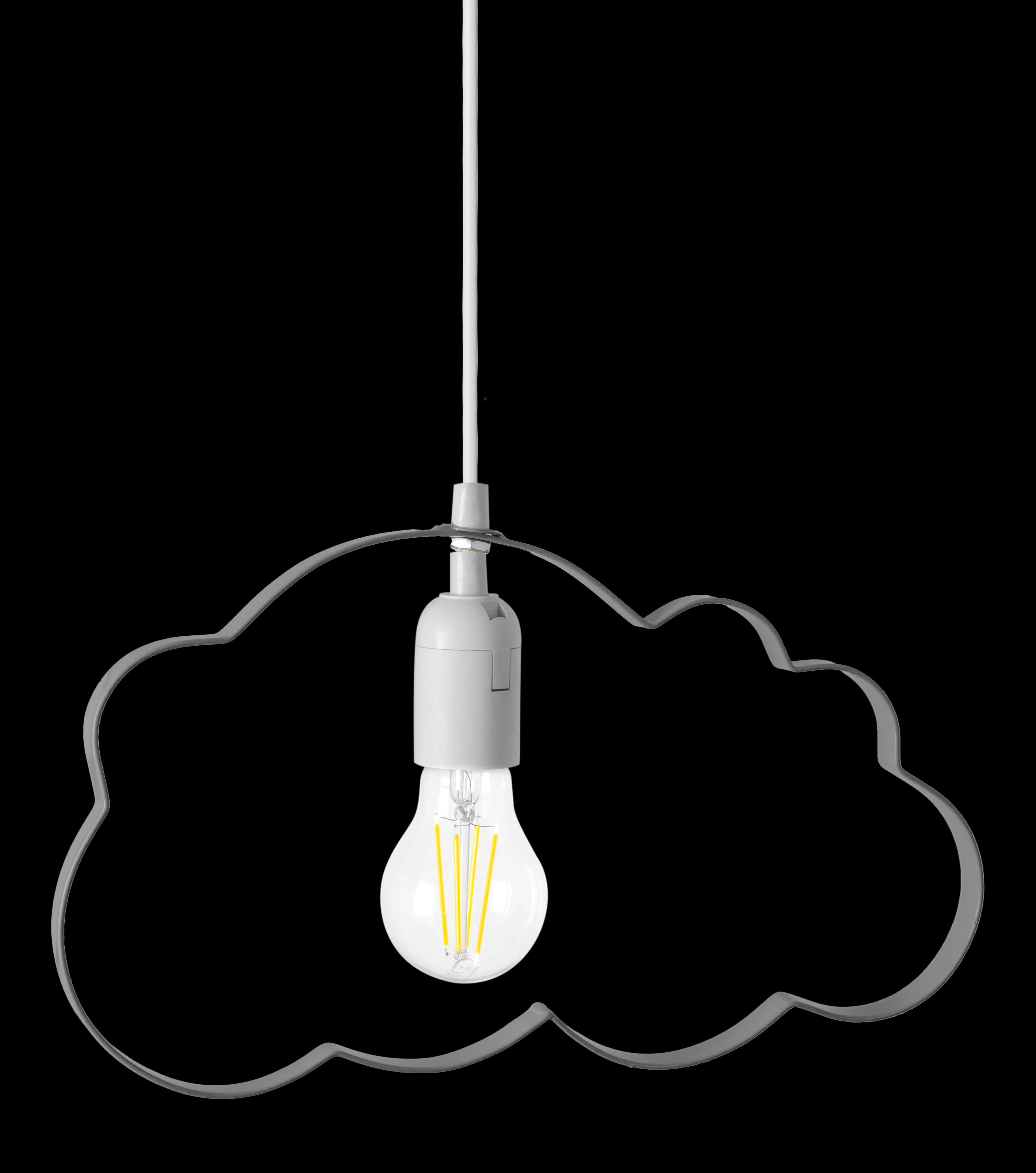 LAMPA WISZĄCA CHMURKA SZARA 6