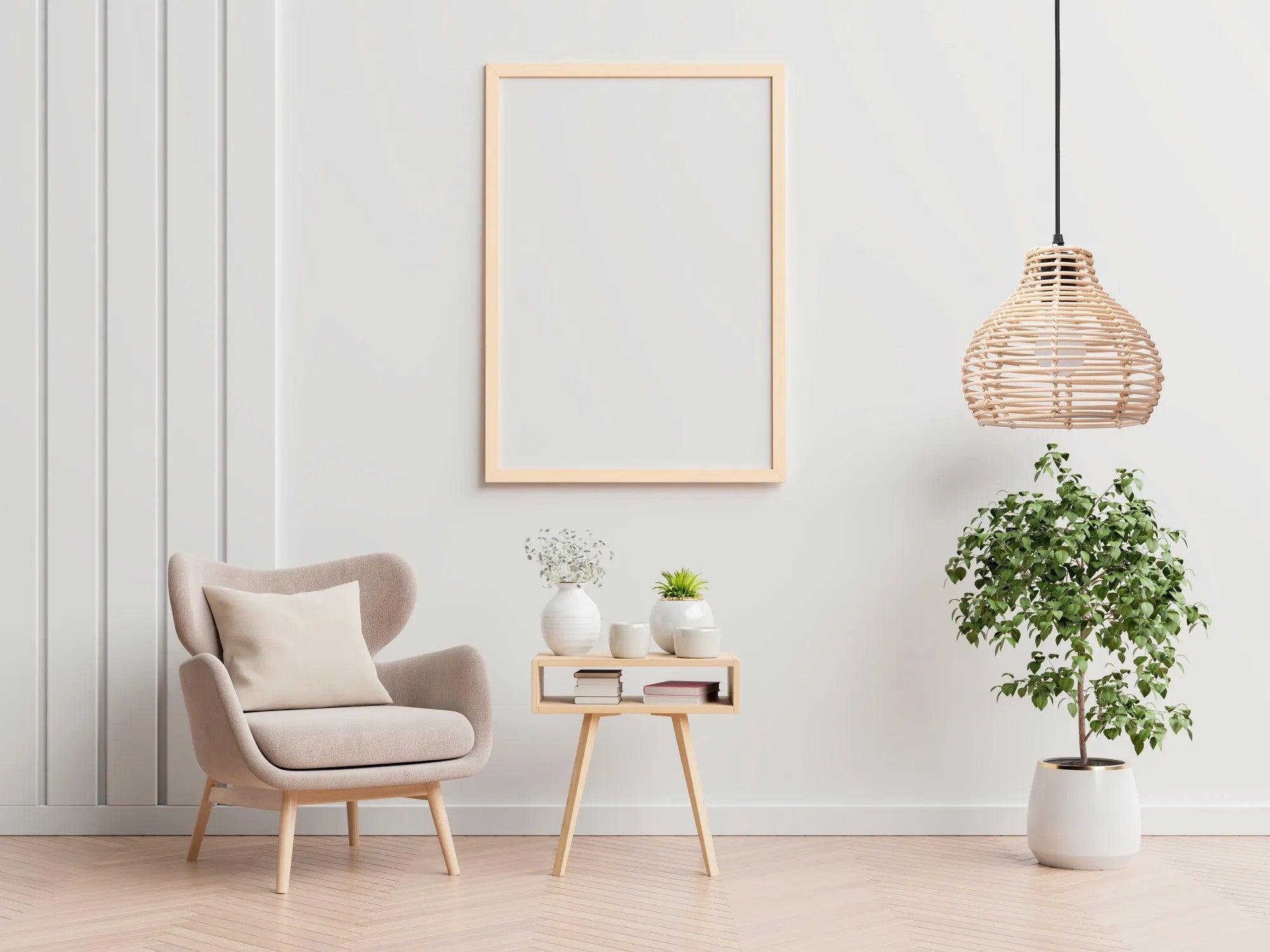 LAMPA SUFITOWA WISZĄCA NATURAL BOHO APP984-1CP SMALL 6