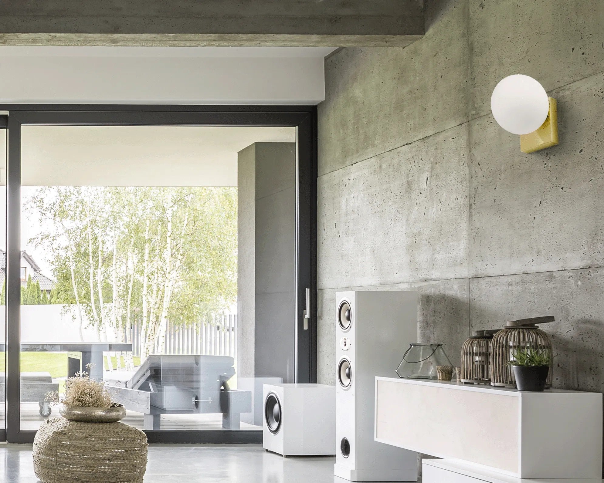 Lampa Ścienna Kinkiet Szklana Kula APP1009-1W Złota 6