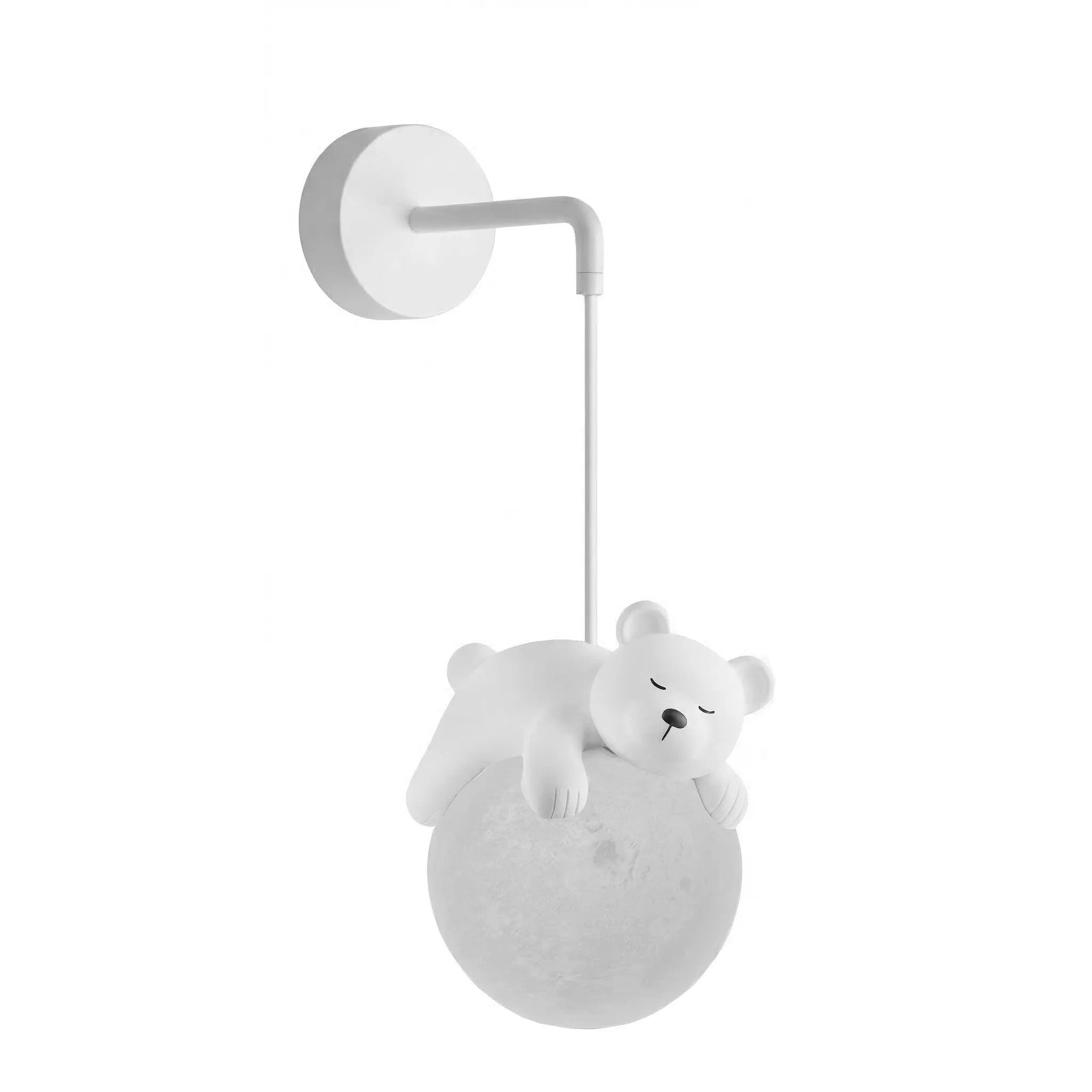 LAMPA ŚCIENNA KINKIET WHITE BEAR G161-1W 6