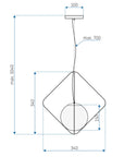 Lampa Wisząca APP1018-1CP 6