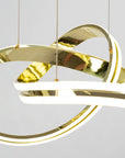 Lampa Sufitowa Nowoczesna LED + PILOT APP818-CP Złota 6