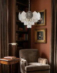 Lampa Wisząca Z Kryształami SWE083-CP 40cm Złota 6
