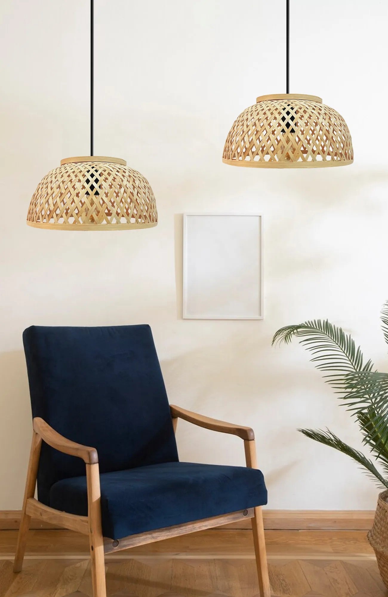 LAMPA WISZĄCA BAMBUSOWA APP1628-1CP 6