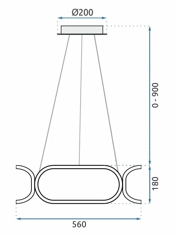 LAMPA SUFITOWA Z PILOTEM PLAFON LED APP792-CP 6