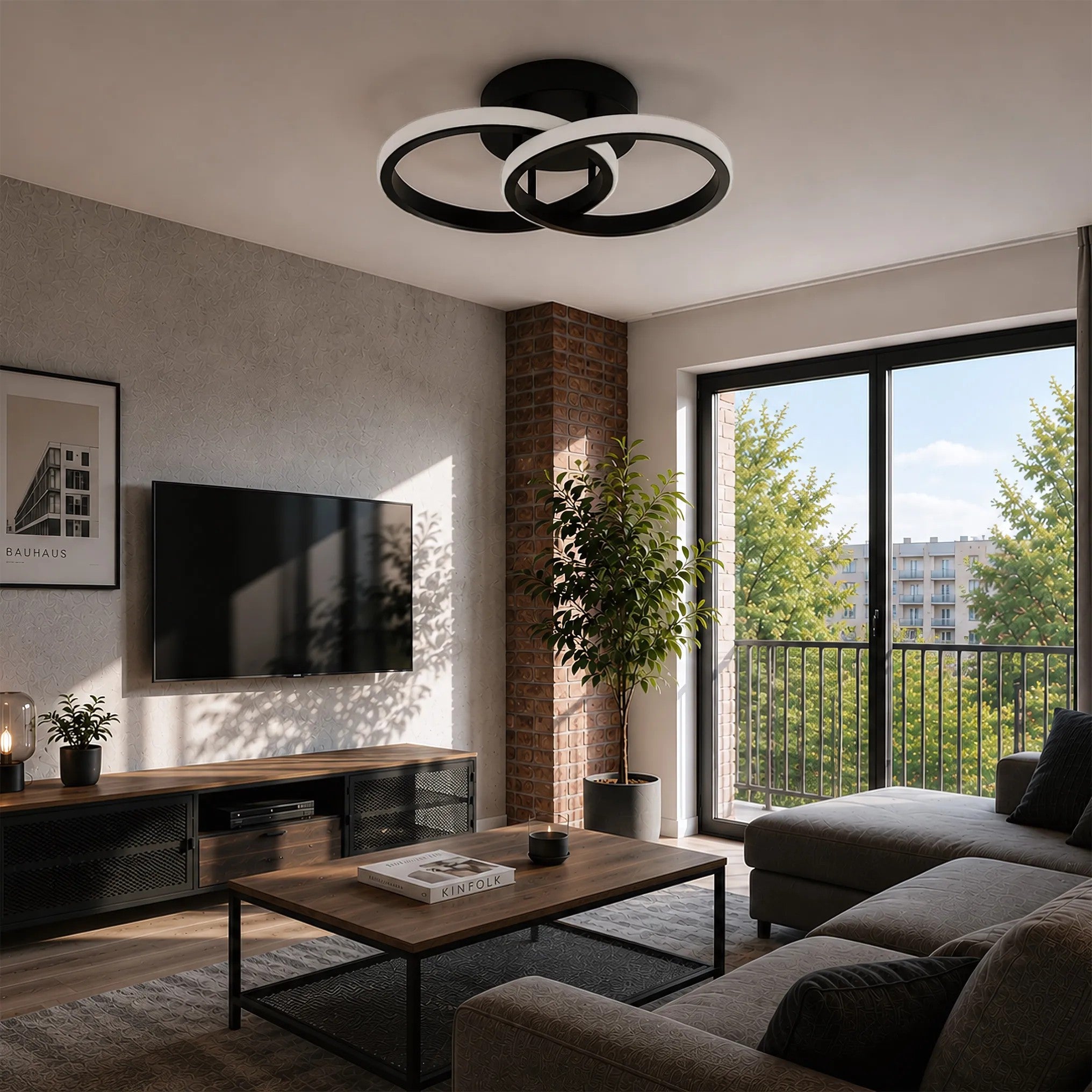Lampa Sufitowa LED LHJ121-C Czarna 6
