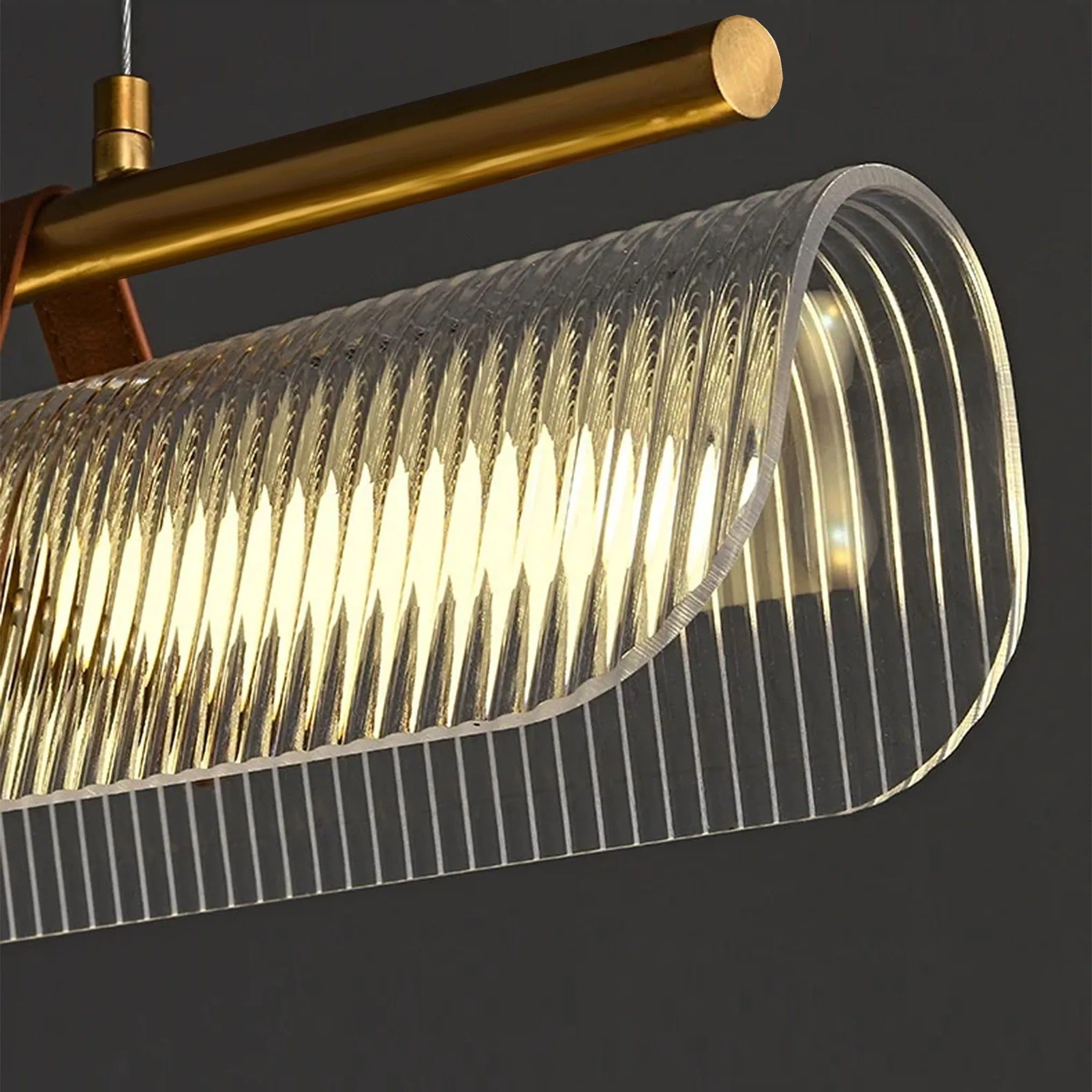 Lampa Wisząca LED APP1796-CP Złota Szczotkowana 6