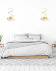 LAMPA ŚCIENNA KINKIET LED SPRING UP APP830-W Złota 6