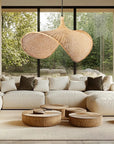 LAMPA WISZĄCA BAMBUSOWA APP1641-1CP 50cm 6