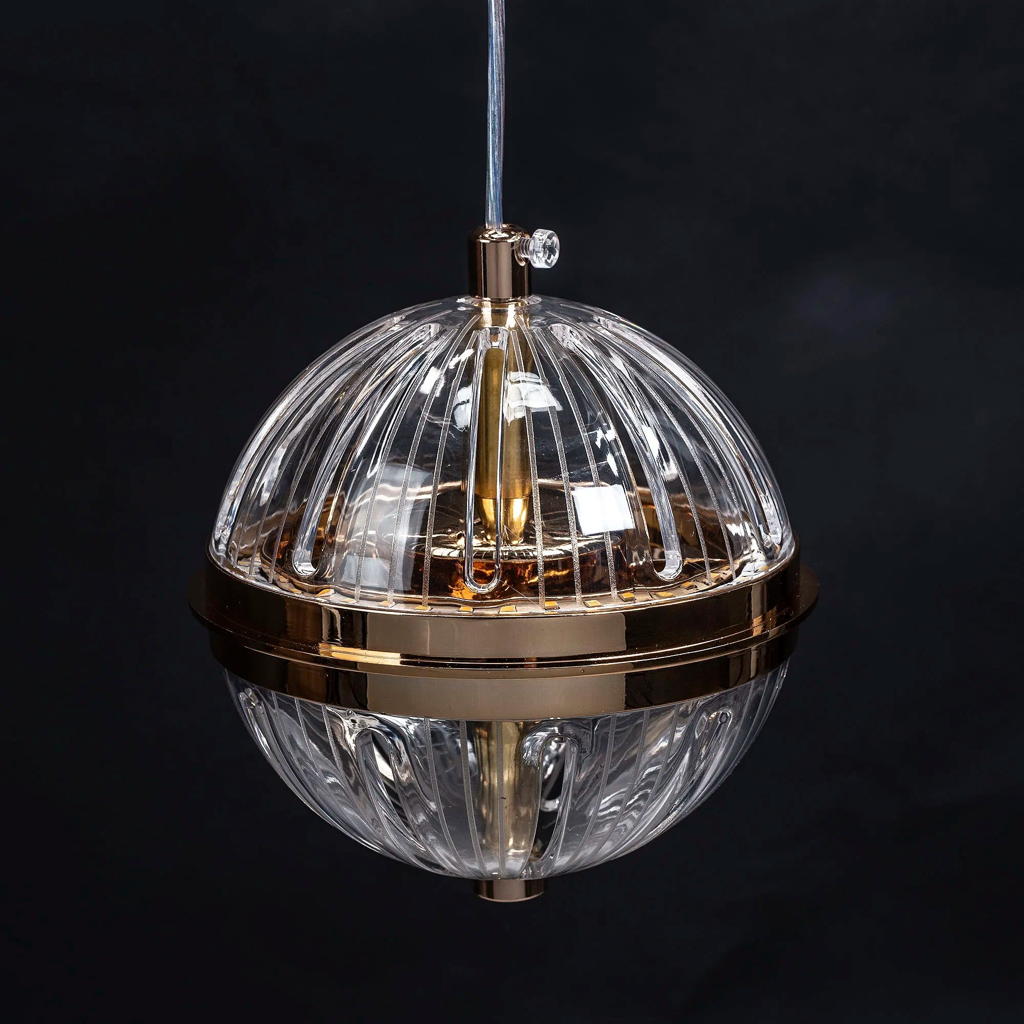 LAMPA SUFITOWA WISZĄCA G143-CP 50cm Złota 6