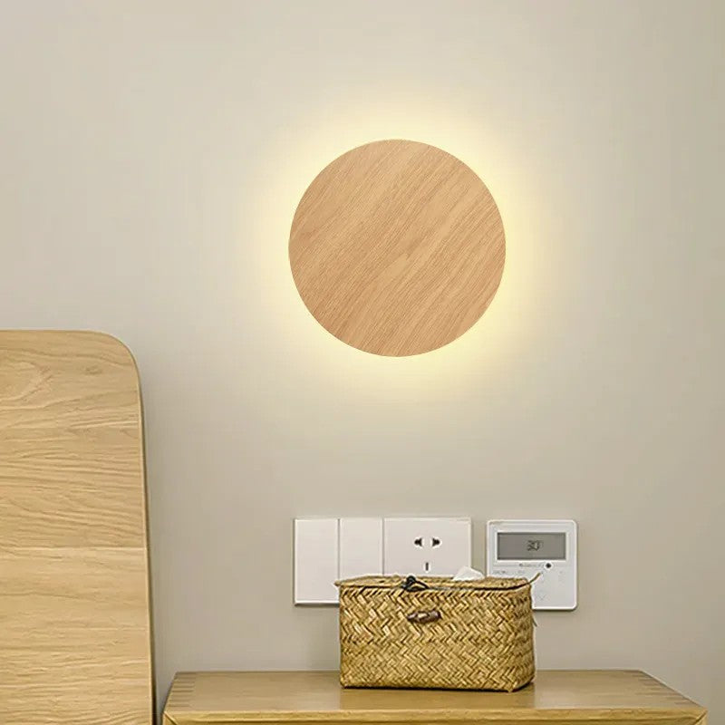 LAMPA ŚCIENNA KINKIET LED APP1405-W WOOD 6