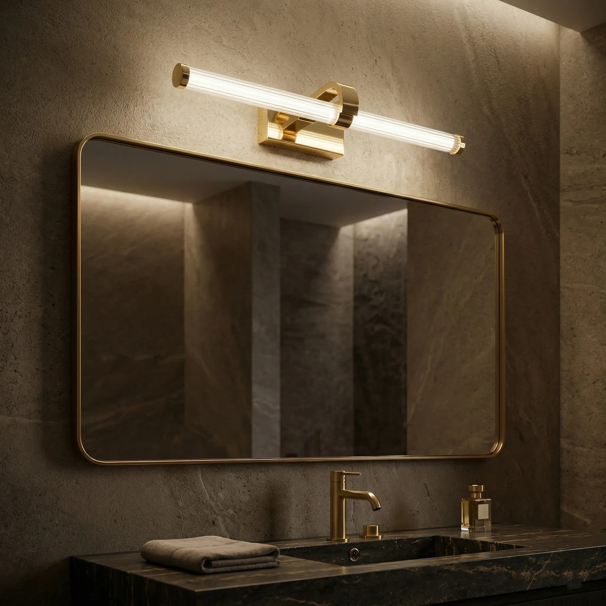 Kinkiet Łazienkowy LED APP1884-1W 60cm Złoty 6