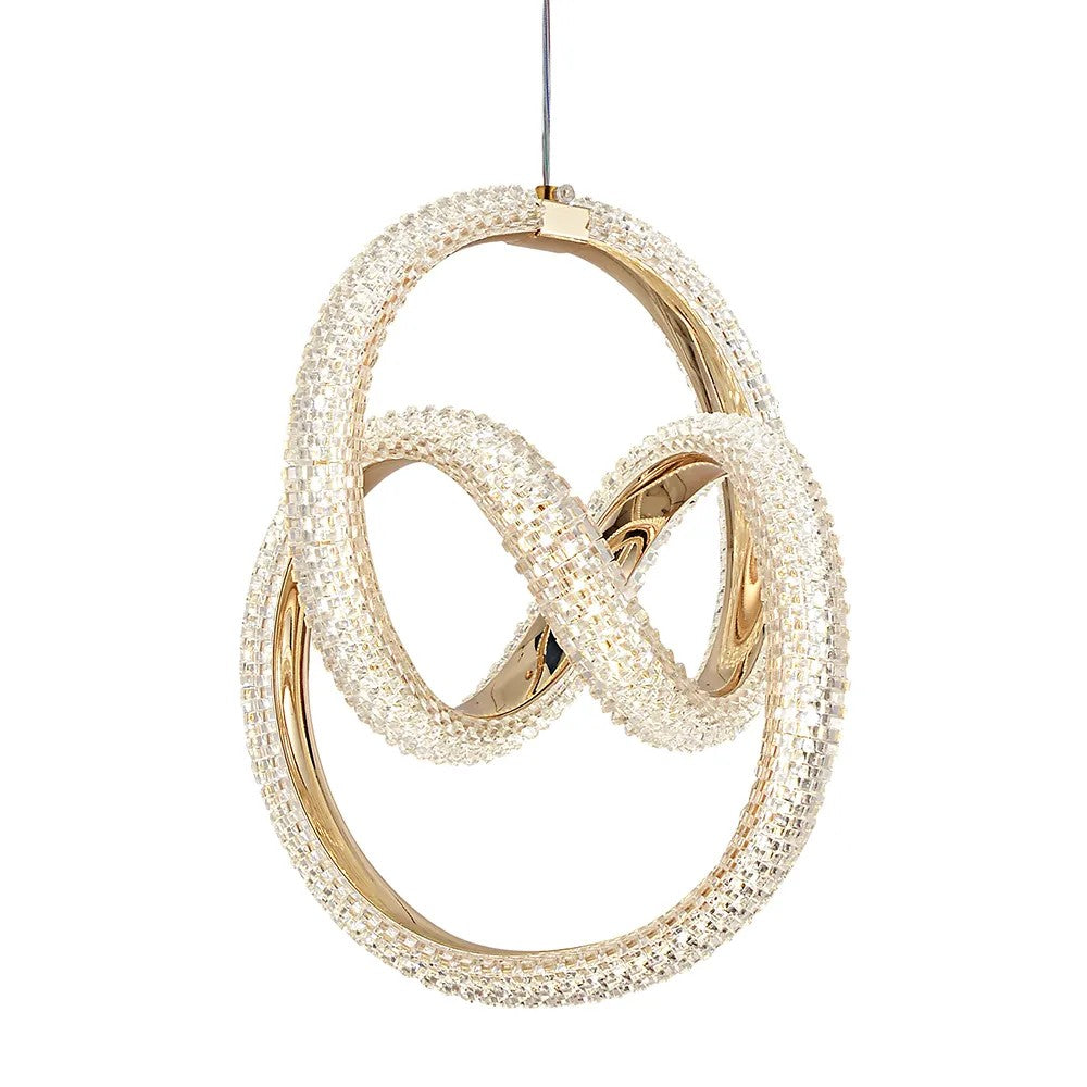 LAMPA WISZĄCA LED G068-CP Złota 6