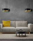 Lampa Wisząca APP1333-1CP BLACK GOLD 6