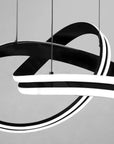 Lampa Sufitowa Nowoczesna LED + PILOT APP817-CP Czarna 6
