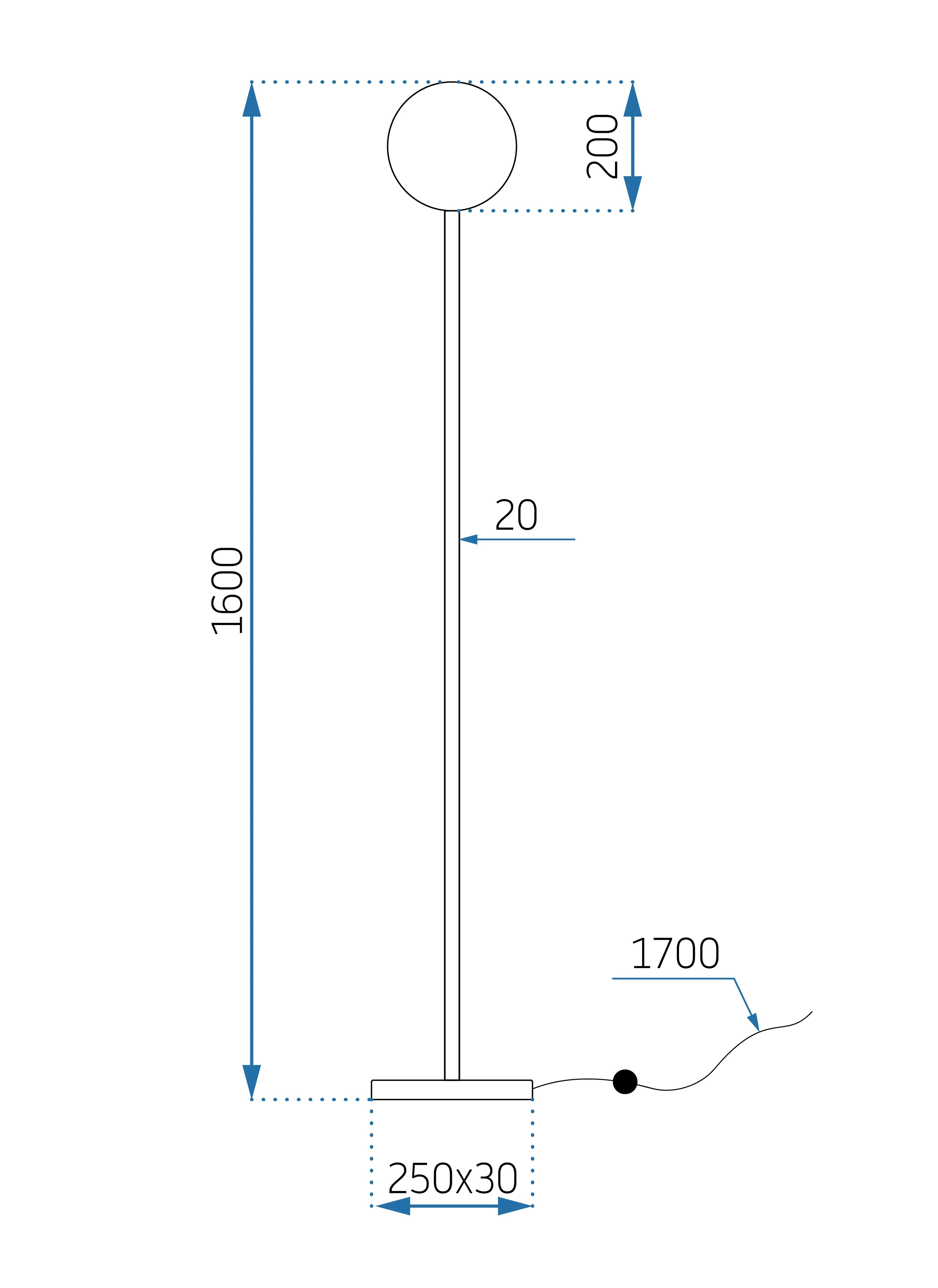 Lampa Stojąca Podłogowa APP926-1F 6