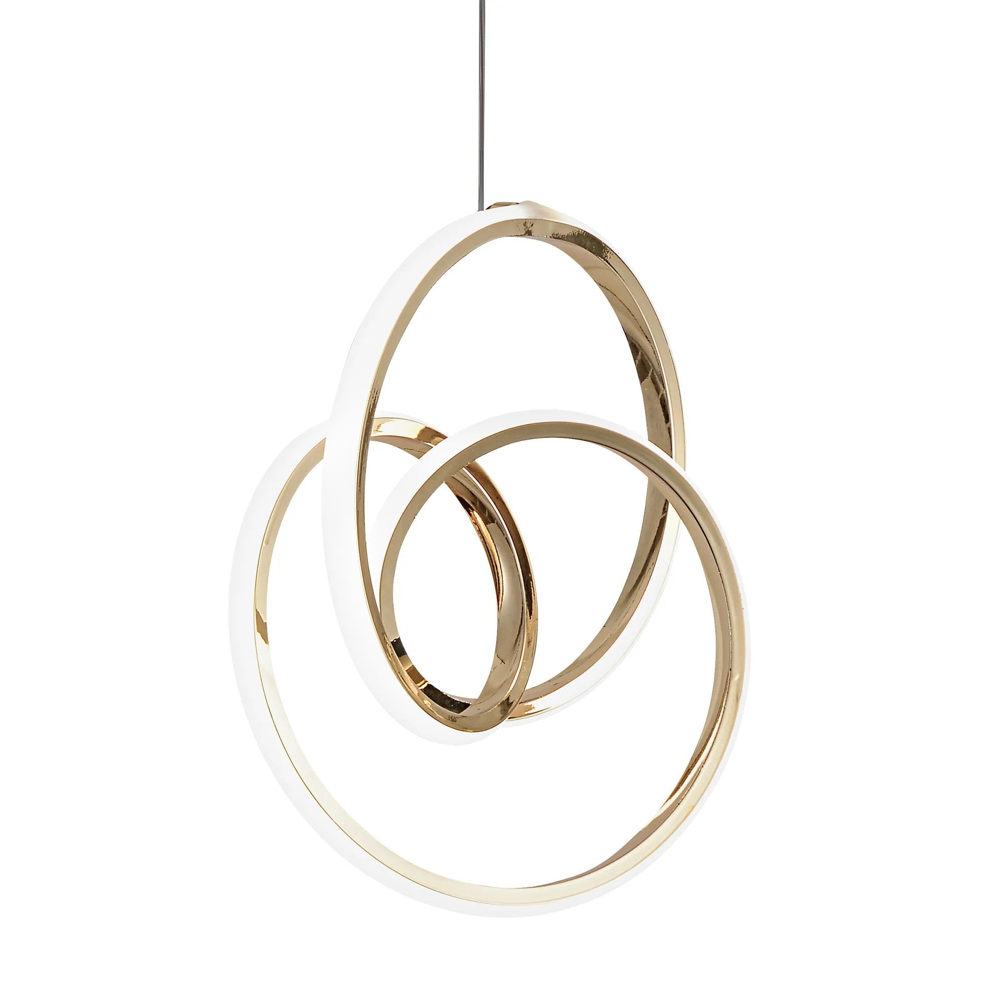LAMPA WISZĄCA LED G076-1CP Złota 6