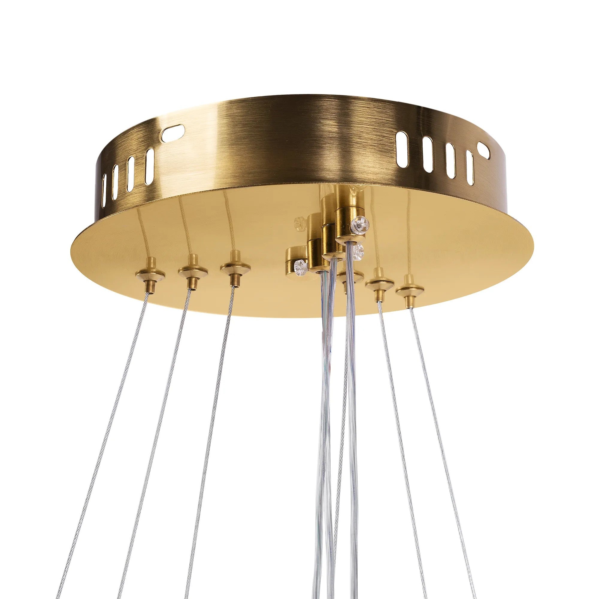LAMPA SUFITOWA WISZĄCA LED G041-3CP Szczotkowane Złoto 6
