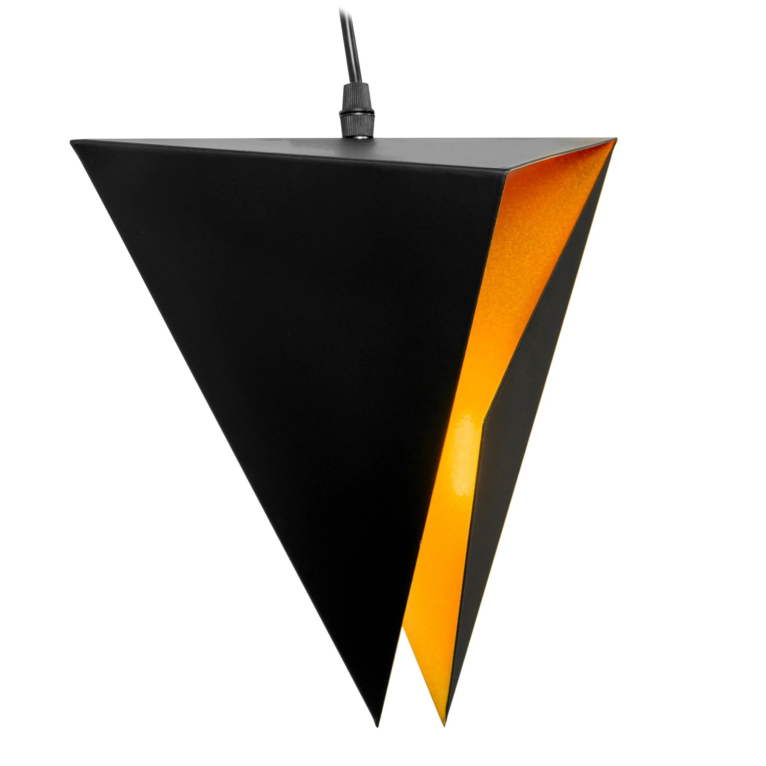 LAMPA TRÓJKĄTNA GEOMETRYCZNA POTRÓJNA APP254-3CP CZARNA 6