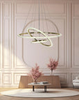 LAMPA WISZĄCA LED G036-CP ZŁOTA 6