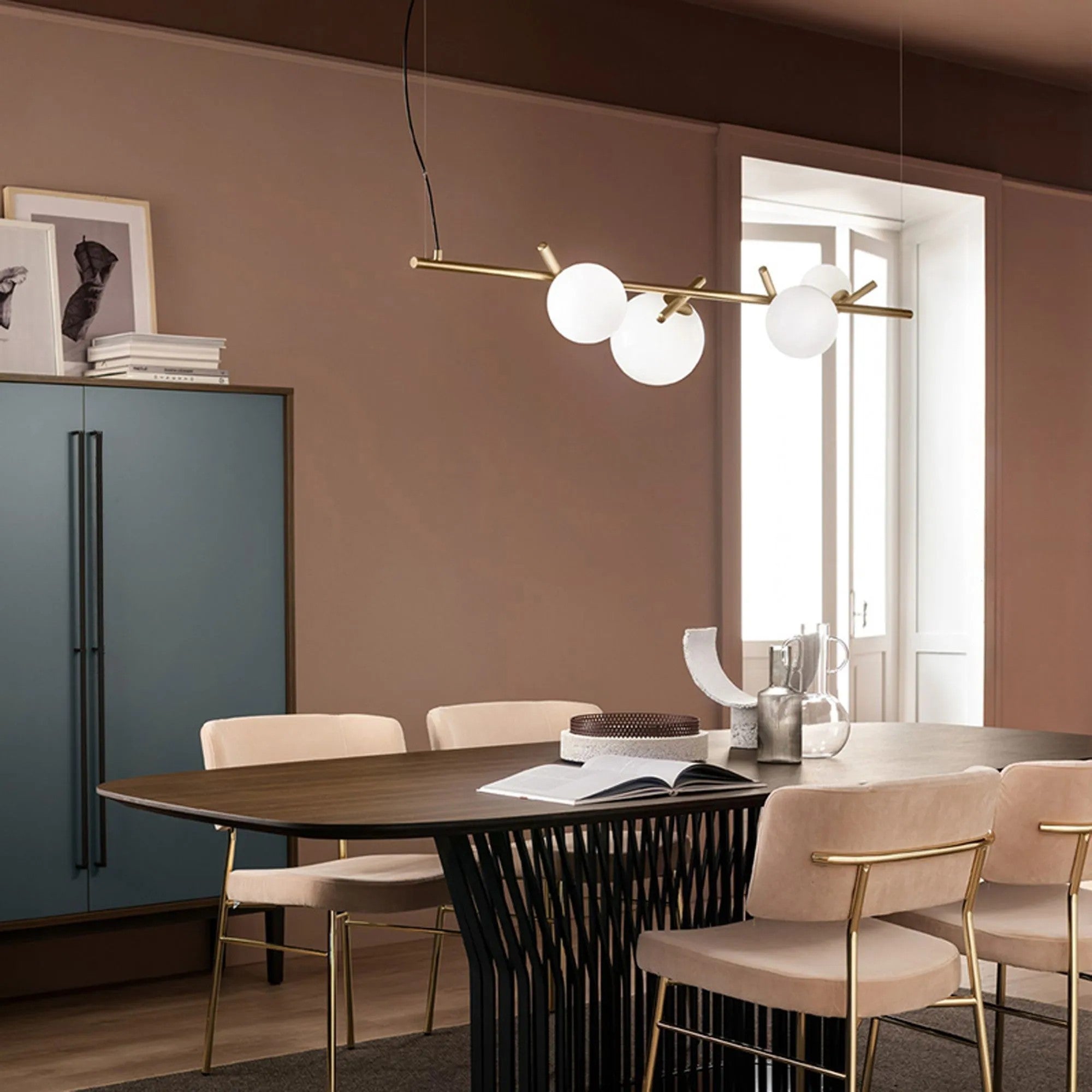 LAMPA SUFITOWA WISZĄCA Gold APP1665-4CP 6