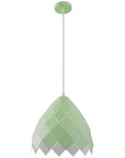 Lampa Sufitowa Wisząca Metalowa APP339-1CP Zielona 6