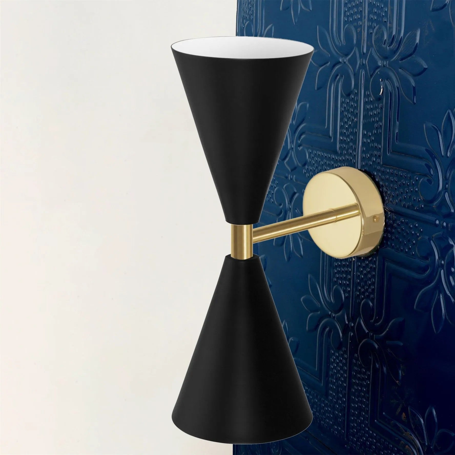 LAMPA ŚCIENNA KINKIET APP1140-2W Czarno-złota 6