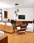 LAMPA SUFITOWA WISZĄCA APP1820-3CPR NATURE BLACK 6