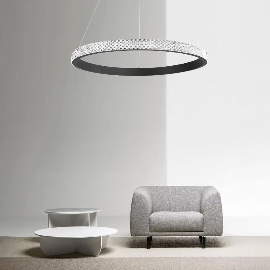 Lampa Sufitowa Wisząca Led App1512-cp Black 7