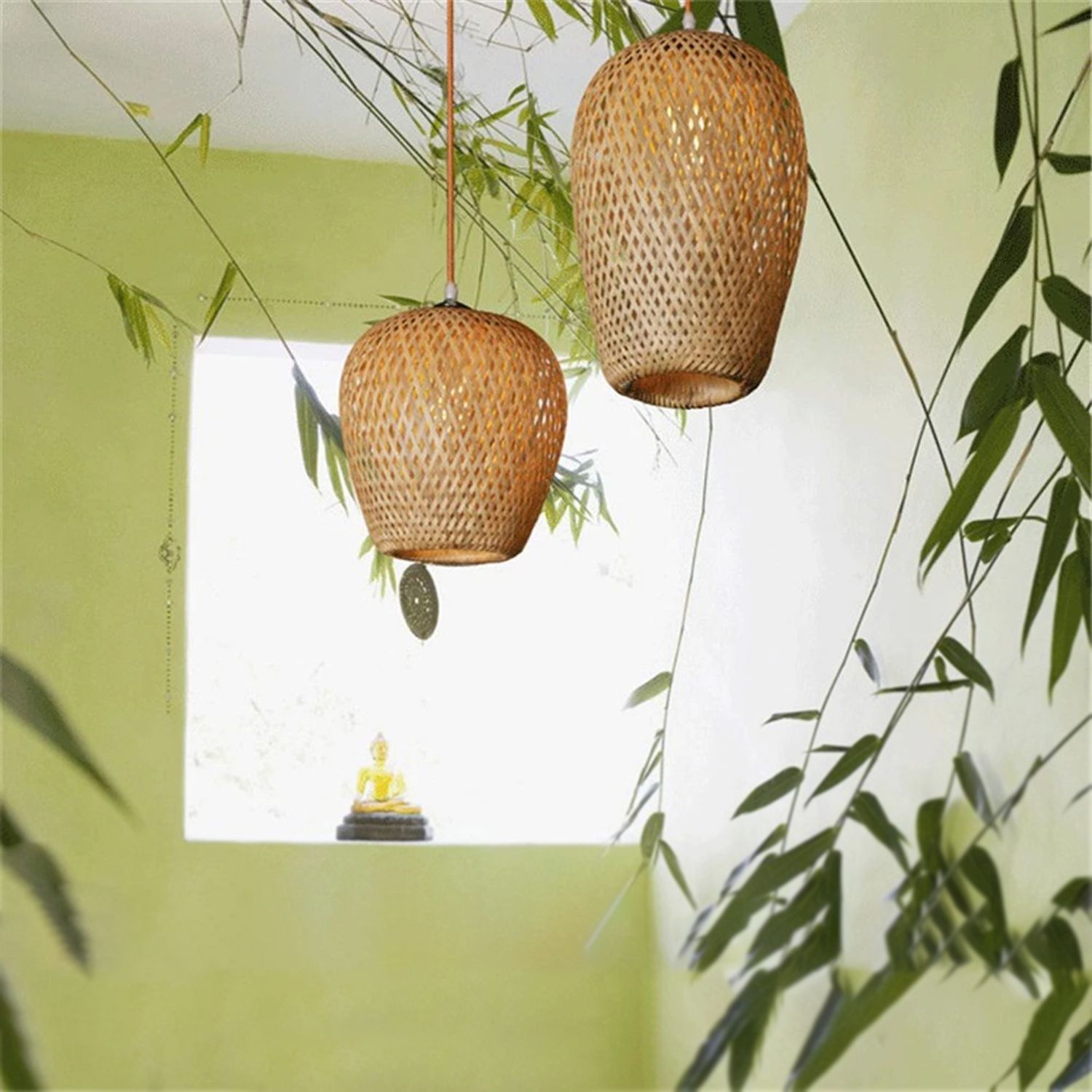 Lampa Sufitowa Wisząca Boho Natural App885-1cp