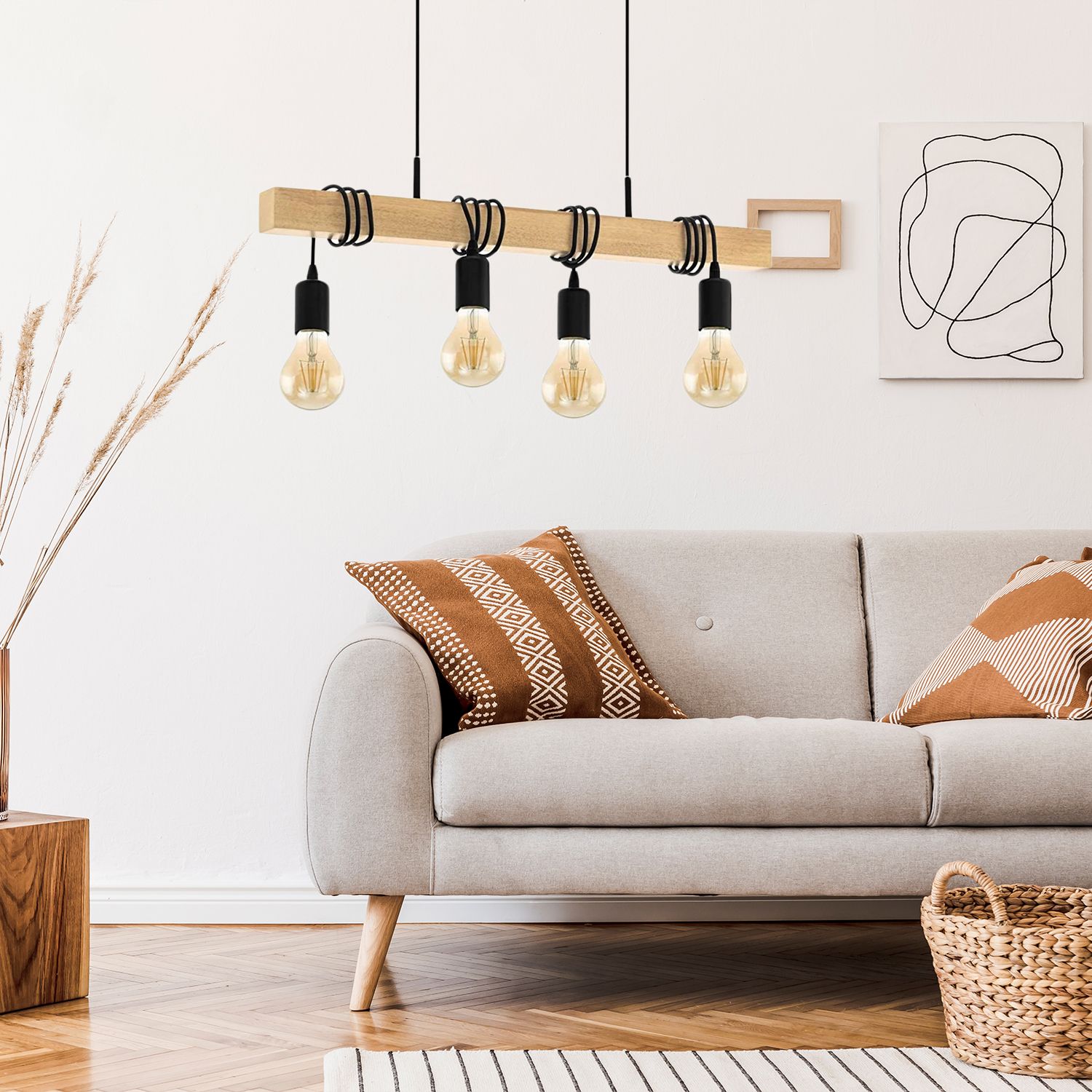 Lampa Sufitowa Wisząca Boho Line App974-4cp