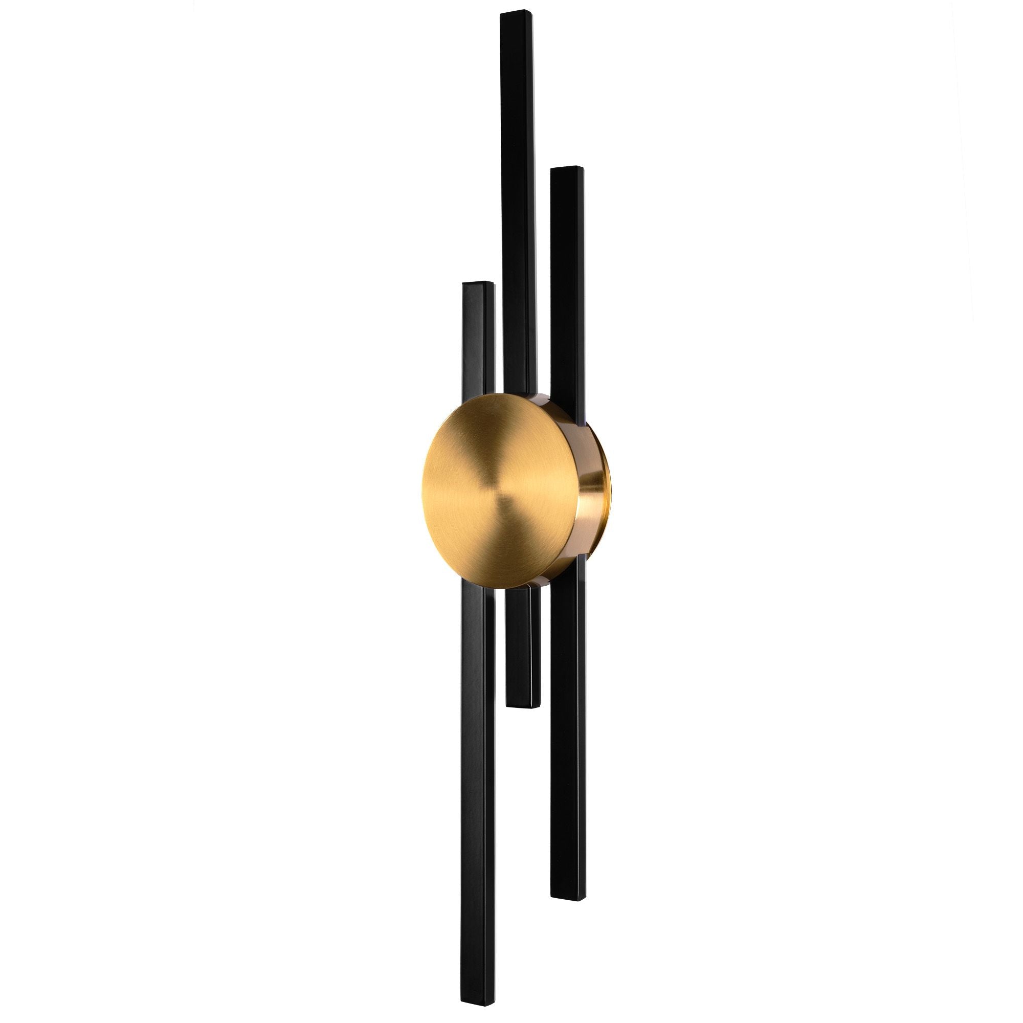 Lampa Ścienna Kinkiet Led App1437-w Czarna/złota 8