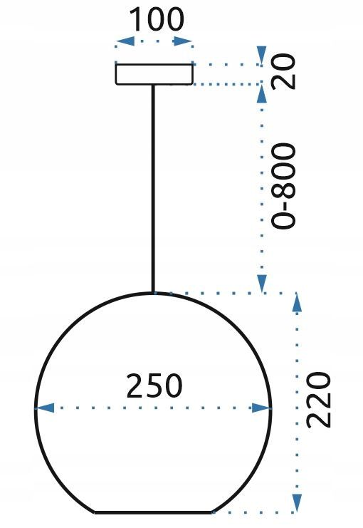 Lampa sufitowa COMO 25