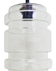 Lampa wisząca sufitowa szklana bezbarwna 60W E27 Decorado Candellux 31-36674-Z