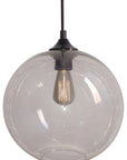 Lampa sufitowa szklana kula transparentna Edison Candellux 31-21403-Z