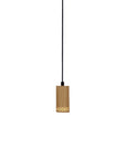 Lampa wisząca drewniana oprawa 1xGU10 10cm Tubo 31-78568
