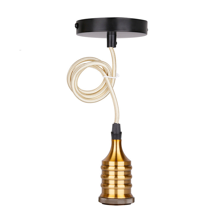 Zawiesie metalowe patynowe/czarne lampa E27 31-99962