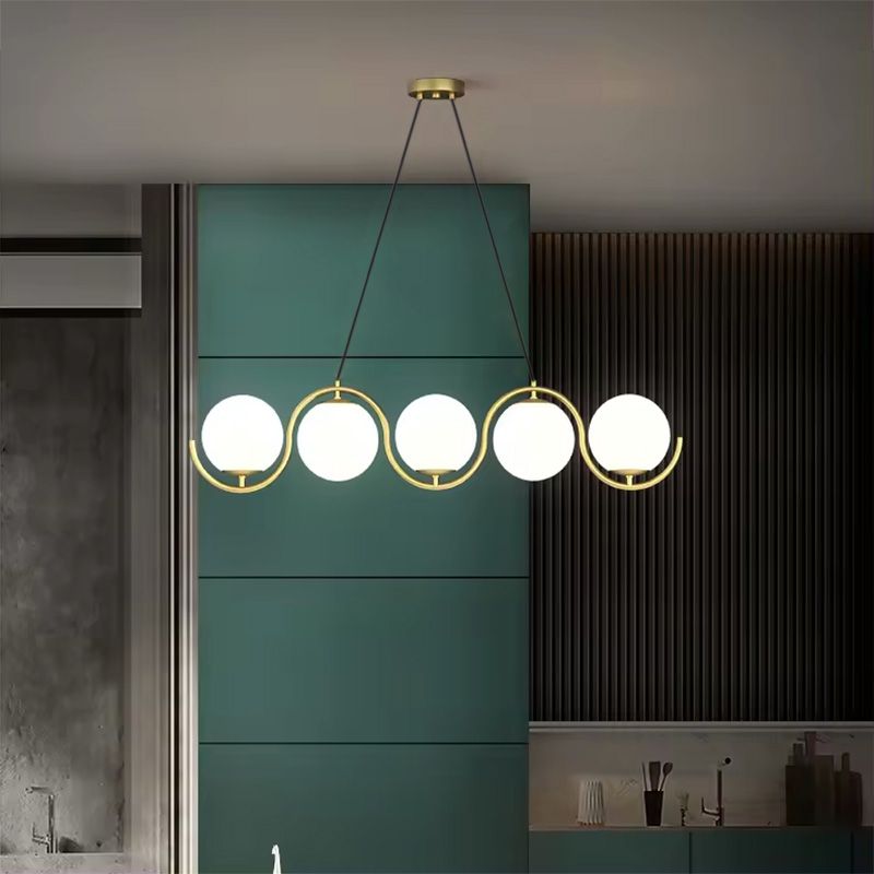 Lampa Sufitowa Wisząca App1440-5cp Złota