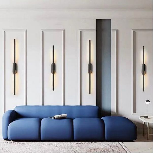 Lampa Kinkiet Do Salonu Led Neutralny 12w 92cm App583-1w