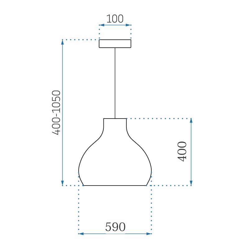 Lampa Sufitowa Wisząca Natural Boho App985-1cp Big