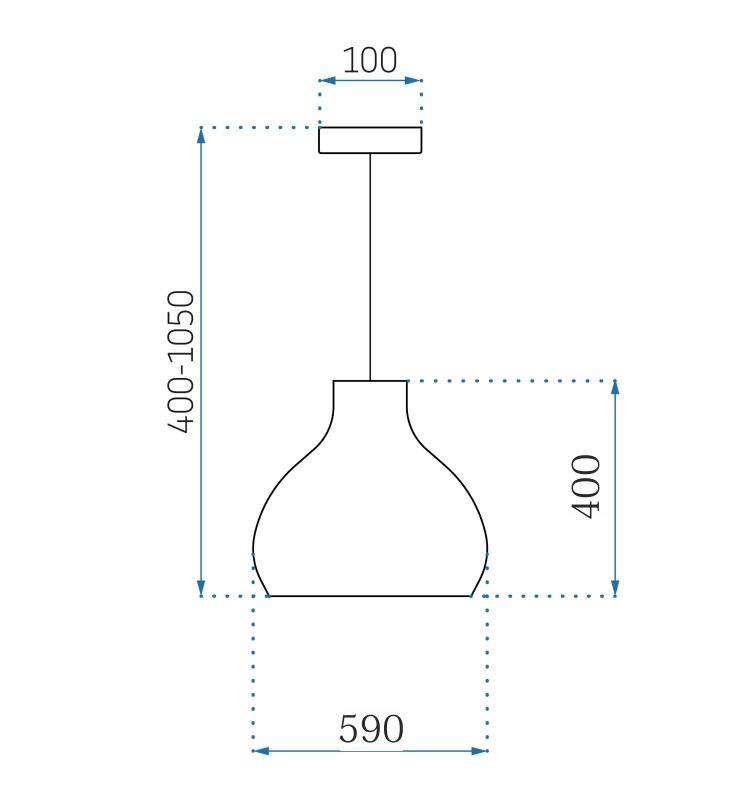 LAMPA SUFITOWA WISZĄCA NATURAL BOHO APP985-1CP BIG