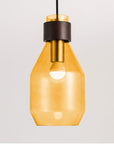 Lampa sufitowa szkalana APP434-1CP pomarańczowa